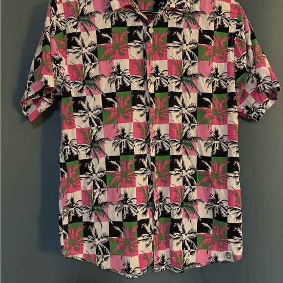 Free Planet Other - 🌺 Free Planet Pink Hawaiian Collared Button-Down Shirt - Boys XL (14/16) 🌺